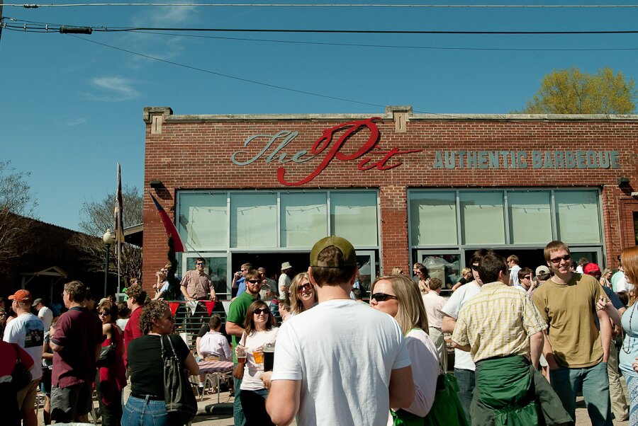 Cuegrass Festival outside The Pit BBQ in Raleigh, NC via Flying Rooster on Flickr