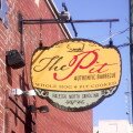 The Pit sign in Raleigh, NC